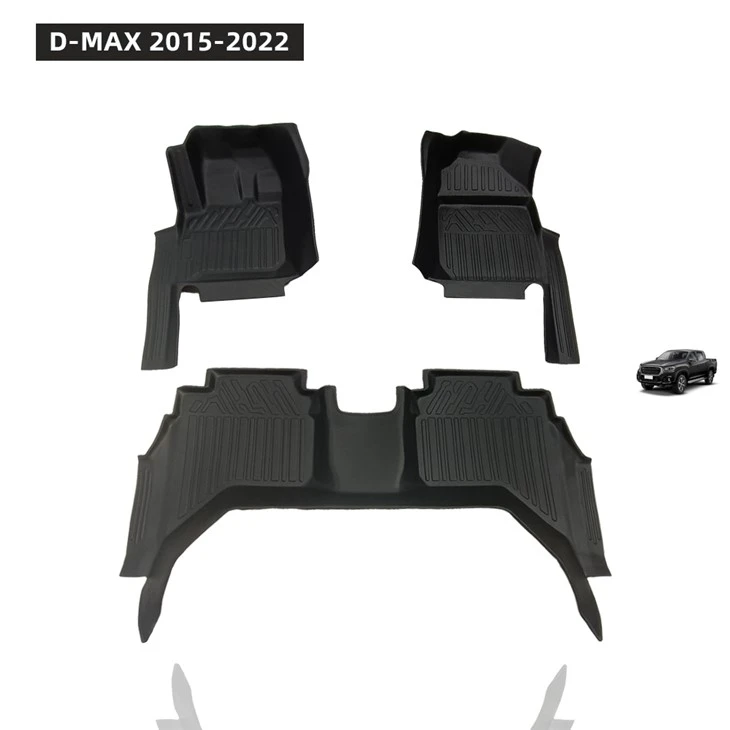 Selling Globally Car Mat Accessories High Raised Edge TPE for D-MAX 2015-2022